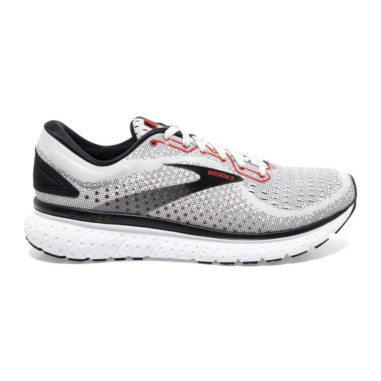 Brooks Glycerin 18 Road Running Shoes - Men's - Grey/Black/Tradewinds (98457-HJTR)